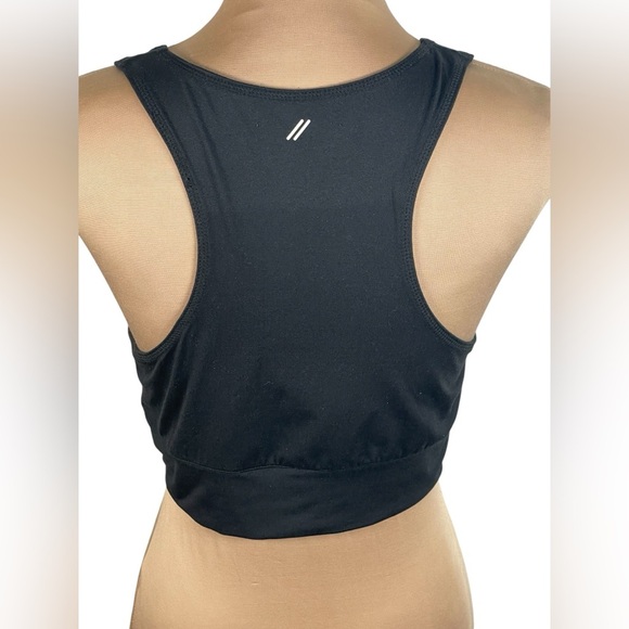 RECREATION by thread & supply Classic Black Sports Bra Large - Picture 2 of 6